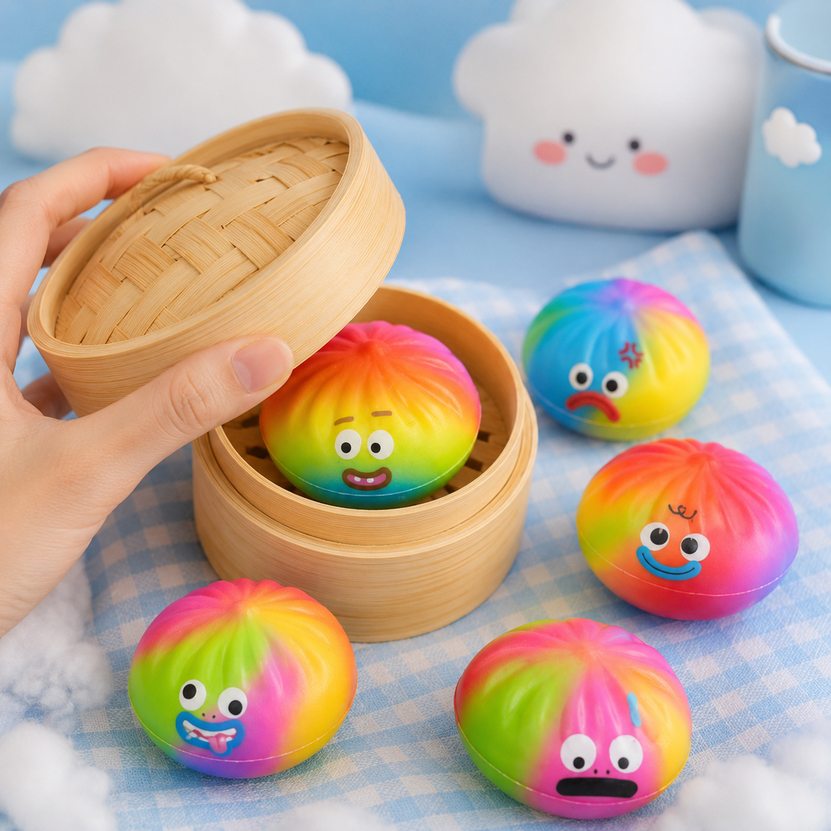 Rainbow Mood Dumpling Squishy Mystery Box - image 5