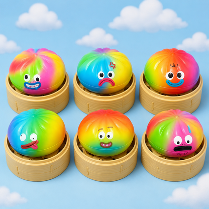 Rainbow Mood Dumpling Squishy Mystery Box - image 1