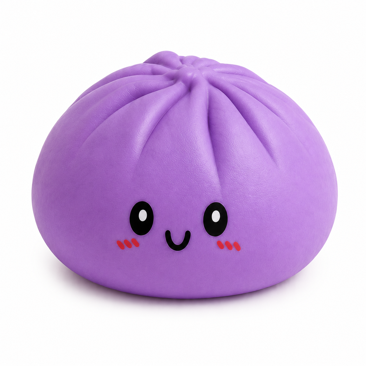 XL Dumpling Squishy - Purple on white background