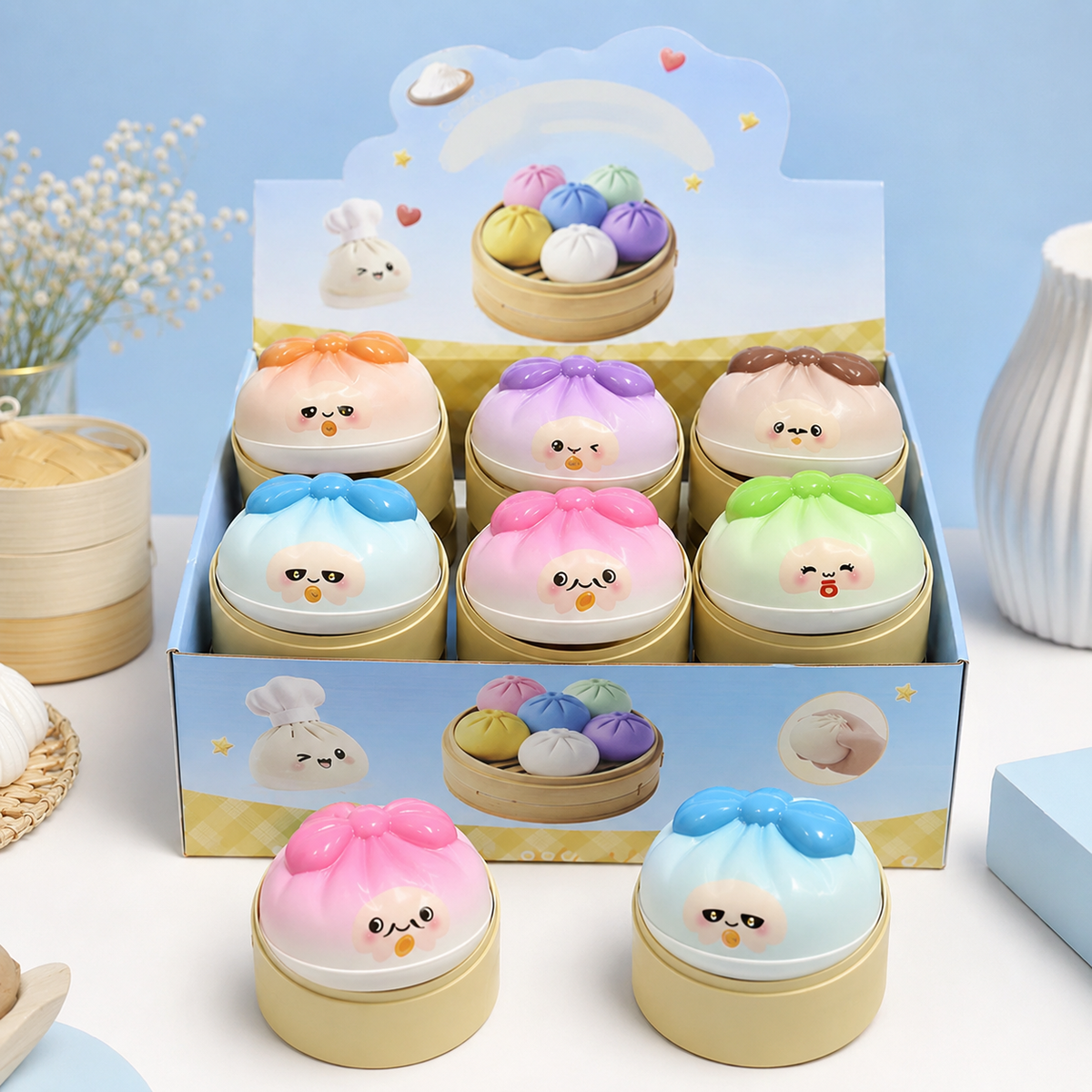 Bow Dumpling Squishy Mystery Box - image 2