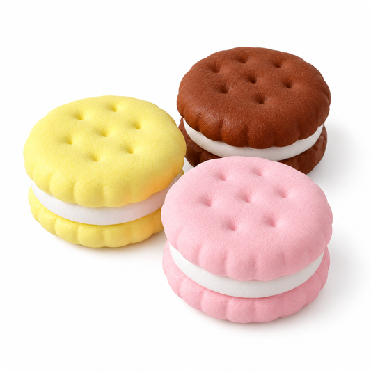 Biscuit Squishy - product on white background