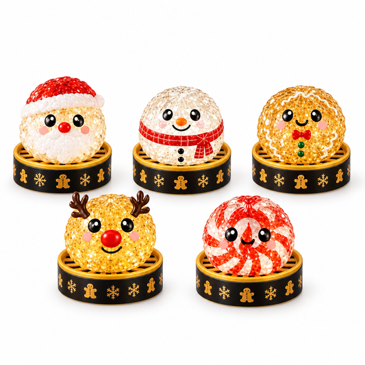 Christmas Dumpling Squishy Mystery Box - product on white background
