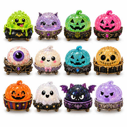 Halloween Dumpling Squishy Mystery Box - product on white background